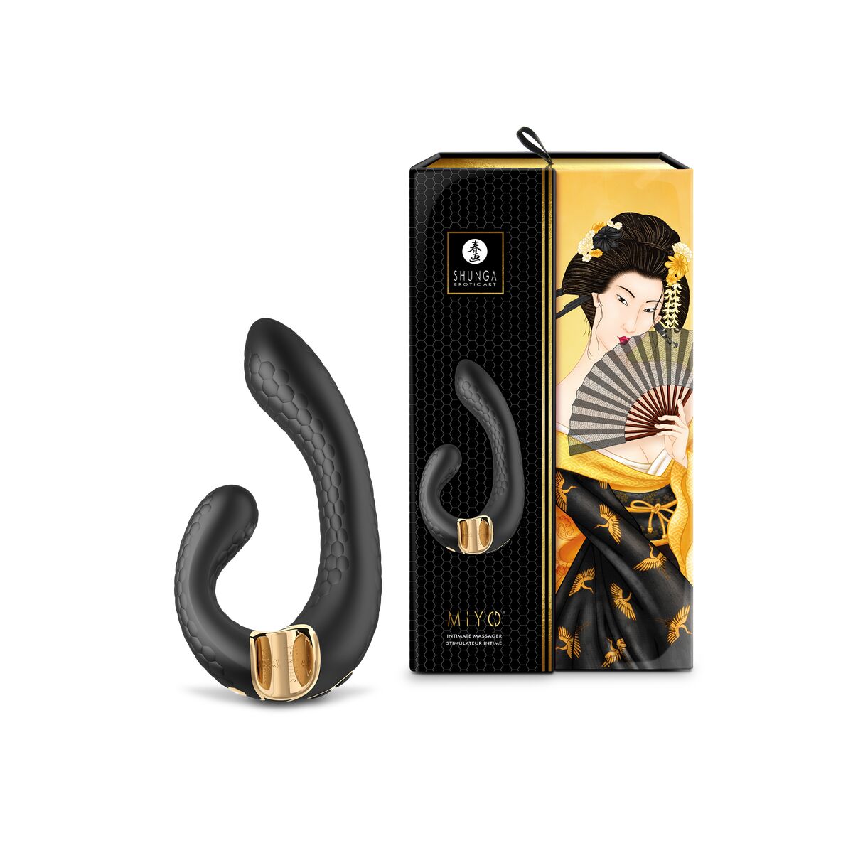 Dual Stimulation Vibrátor Shunga Miyo Fekete